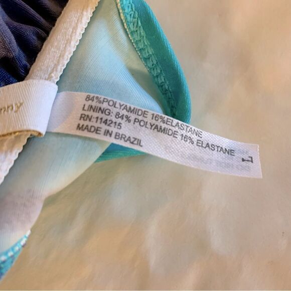 Xia by Paula Harmanny Swimsuit Bandeau Bikini Top Sz Large Gorgeous - Picture 6 of 6